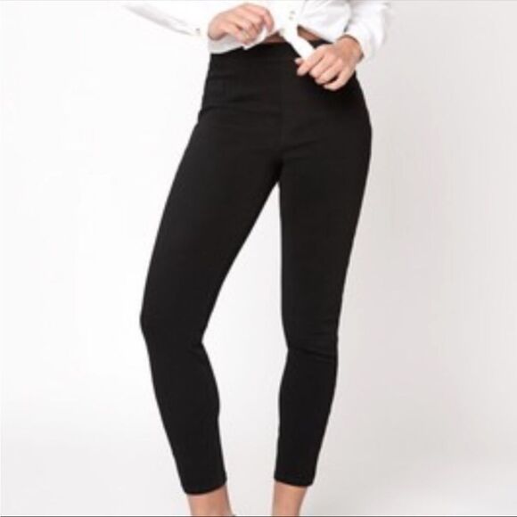 SPANX | Black Skinny Jeans Pull On Stretch Jeggings Women’s Size Medium - Picture 1 of 7